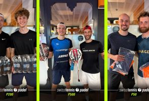 3 nouveaux tournois organisés avec Padelta, cette fois-ci à Thoune. Un joli succès! 