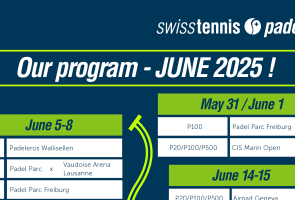 Notre programme de tournois pour Juin !
